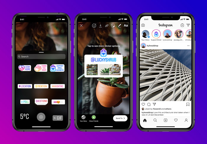 Instagram запустил стикер для Stories_Поддержим малый бизнес Instagram запустил стикер для Stories_Поддержим малый бизнес
